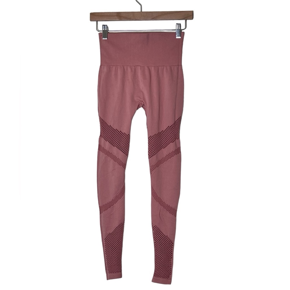 Nova Sport | Pink stretch lounge skinny leggings size extra small